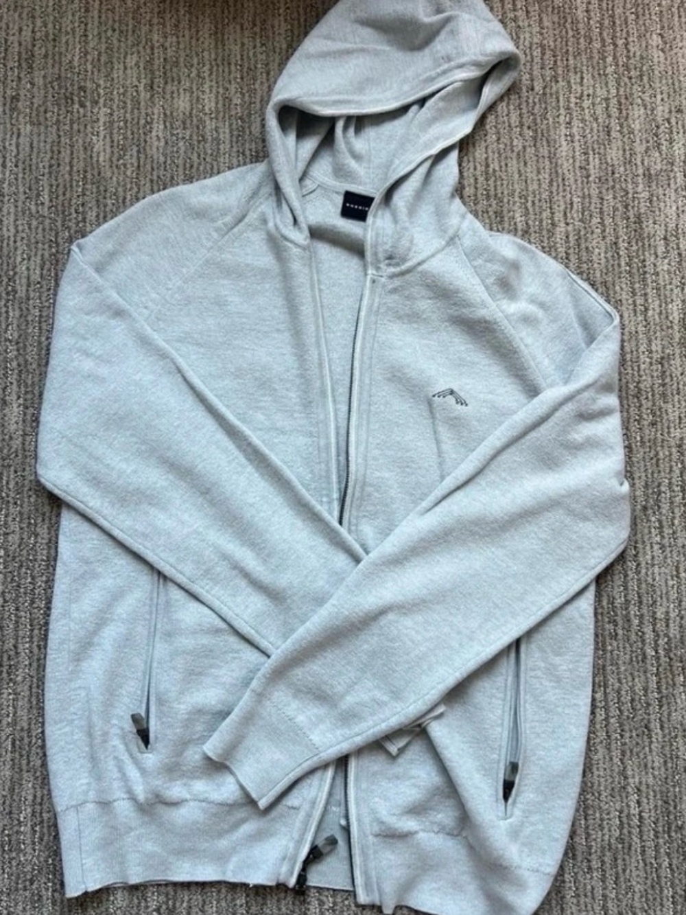 Dunning Golf Gray Zip-Up Hoodie Sweater - Women/Unisex